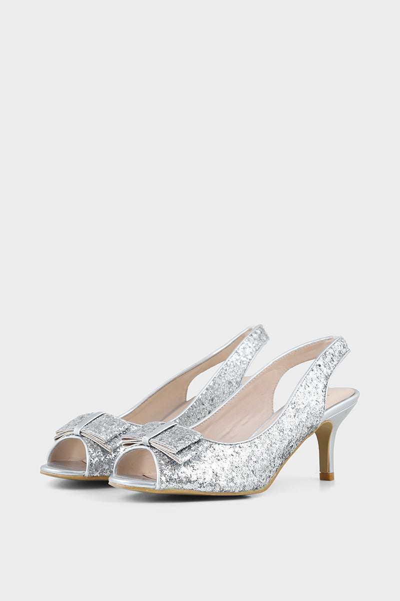 Party Wear Sandal I23646-Silver