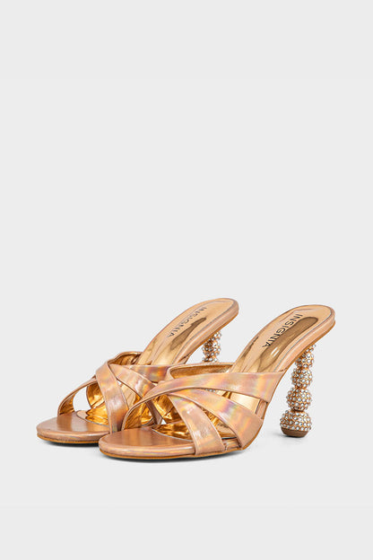 Party Wear Slip On IP0051-Rose Gold