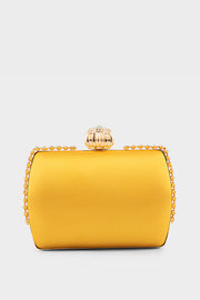 Party Wear Clutch BK4083-Mustard