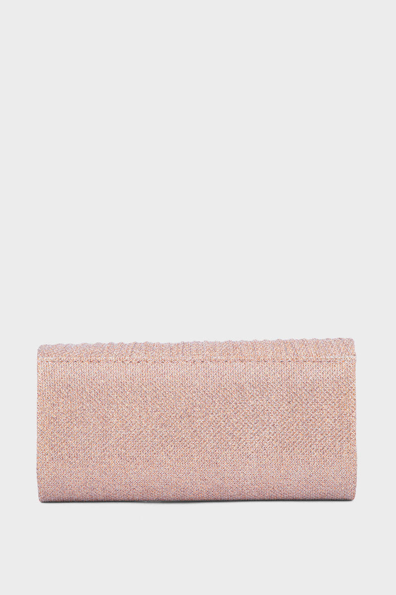 Party Wear Clutch BK4034-Rose Gold