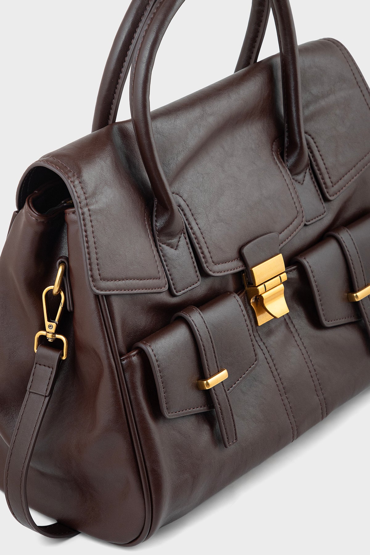Satchel Shoulder Bags BH0226-Brown