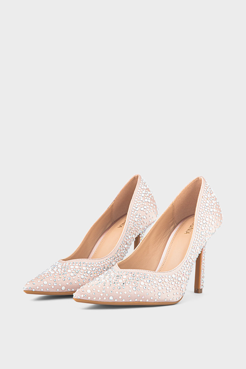 Party Wear Court Shoes IP5021-Beige