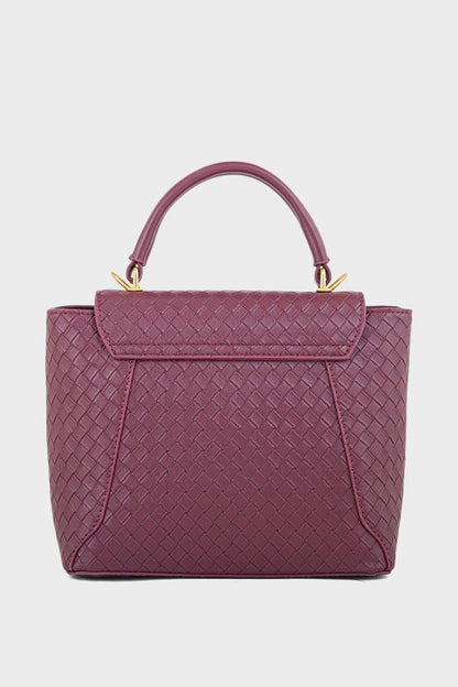 Top Handle Hand Bags BH0109-Maroon