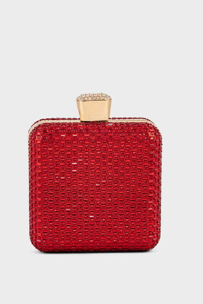 Party Wear Clutch BK4072-Red