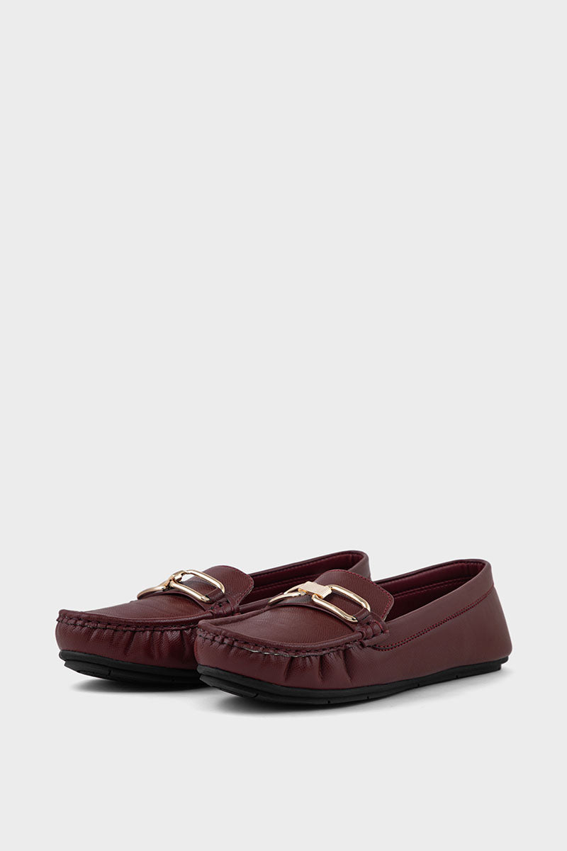 Comfort Moccasin IK7035-Maroon