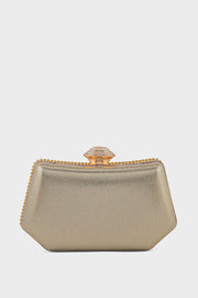 Party Wear Clutch BK4111-Golden