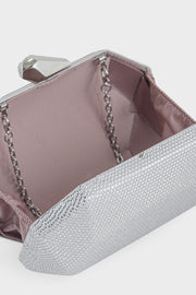 Party Wear Clutch BK4129-Silver