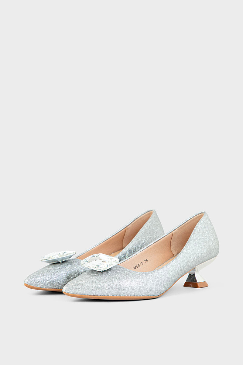 Formal Court Shoes IF5013-Silver