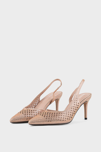 Party Wear Sling Back IP4027-Champagne