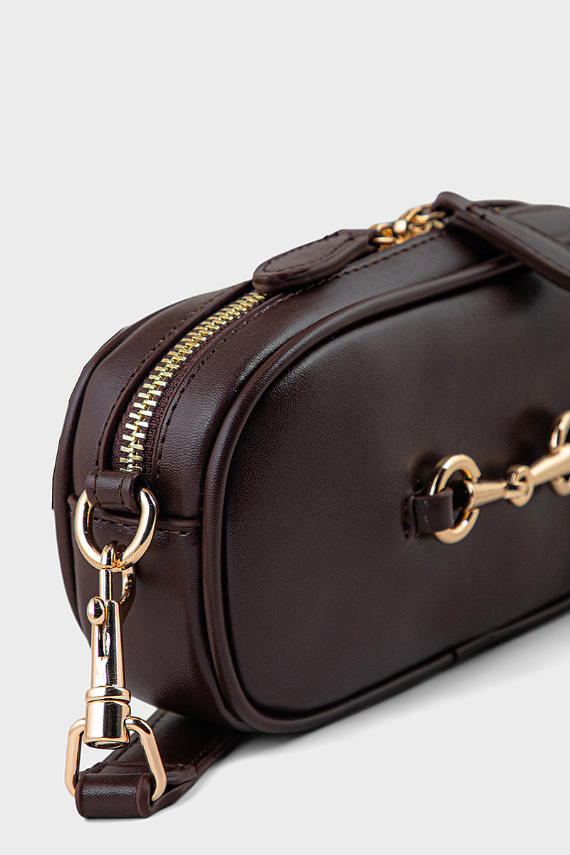 Cross Shoulder Bags BS2300-Brown