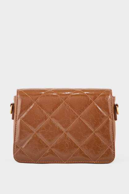 Flap Shoulder Bags BS2127-Tan