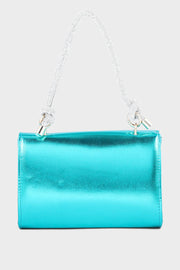 Top Handle Hand Bags BH0036-Teal Blue