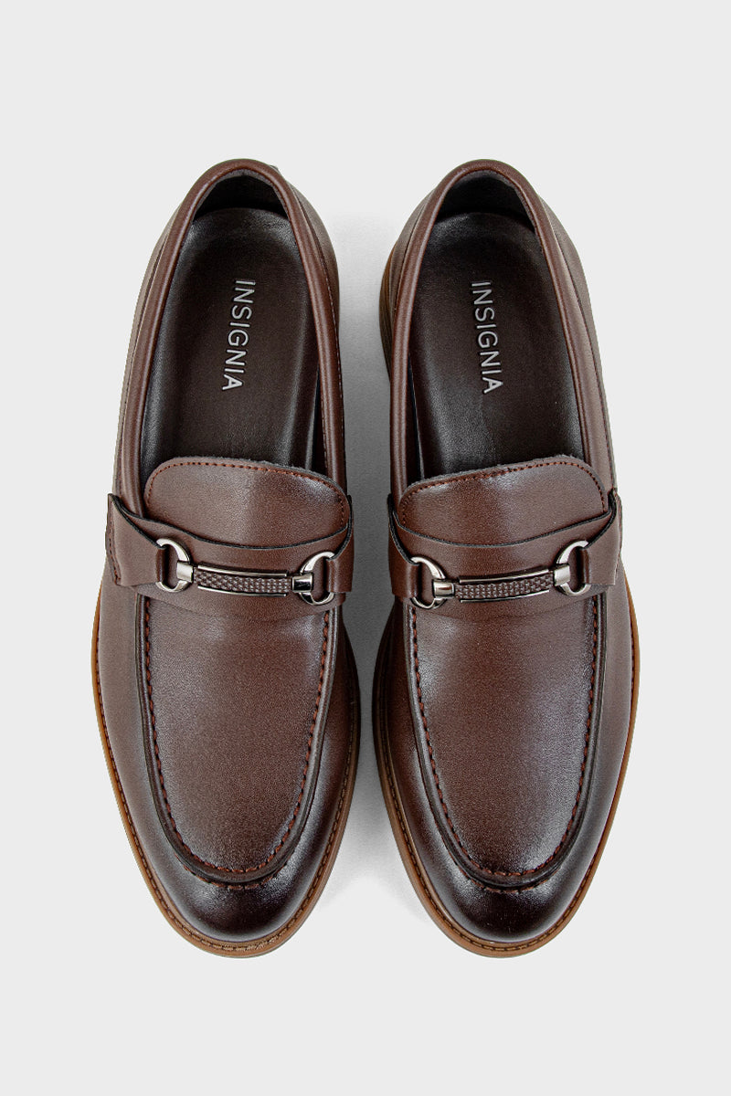 Men Formal Loafers MF7055-Coffee