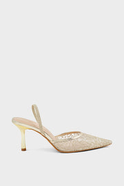 Party Wear Sling Back IP4047-Gold