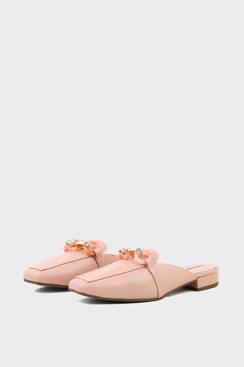 Pink 2025 mule loafers