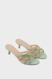 Party Wear Slip On IP0114-Mint