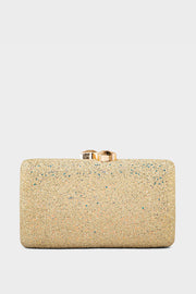 Party Wear Clutch BK4078-Golden