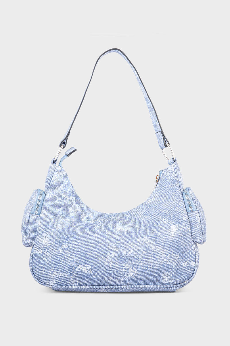 Casual Hobo Hand Bags BH0051-Blue