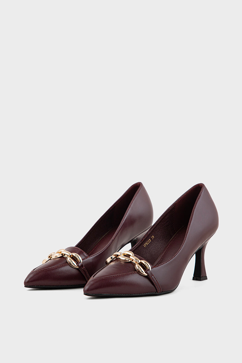Formal Court Shoes IF5069-Maroon