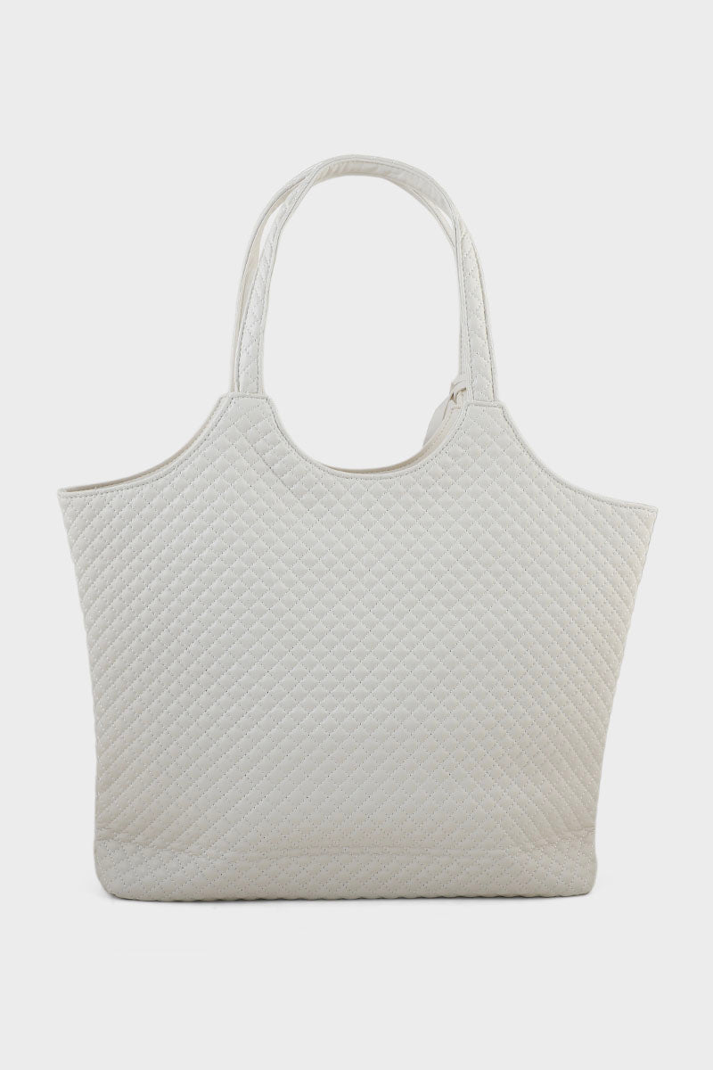 Formal Tote Hand Bags BH0005-White