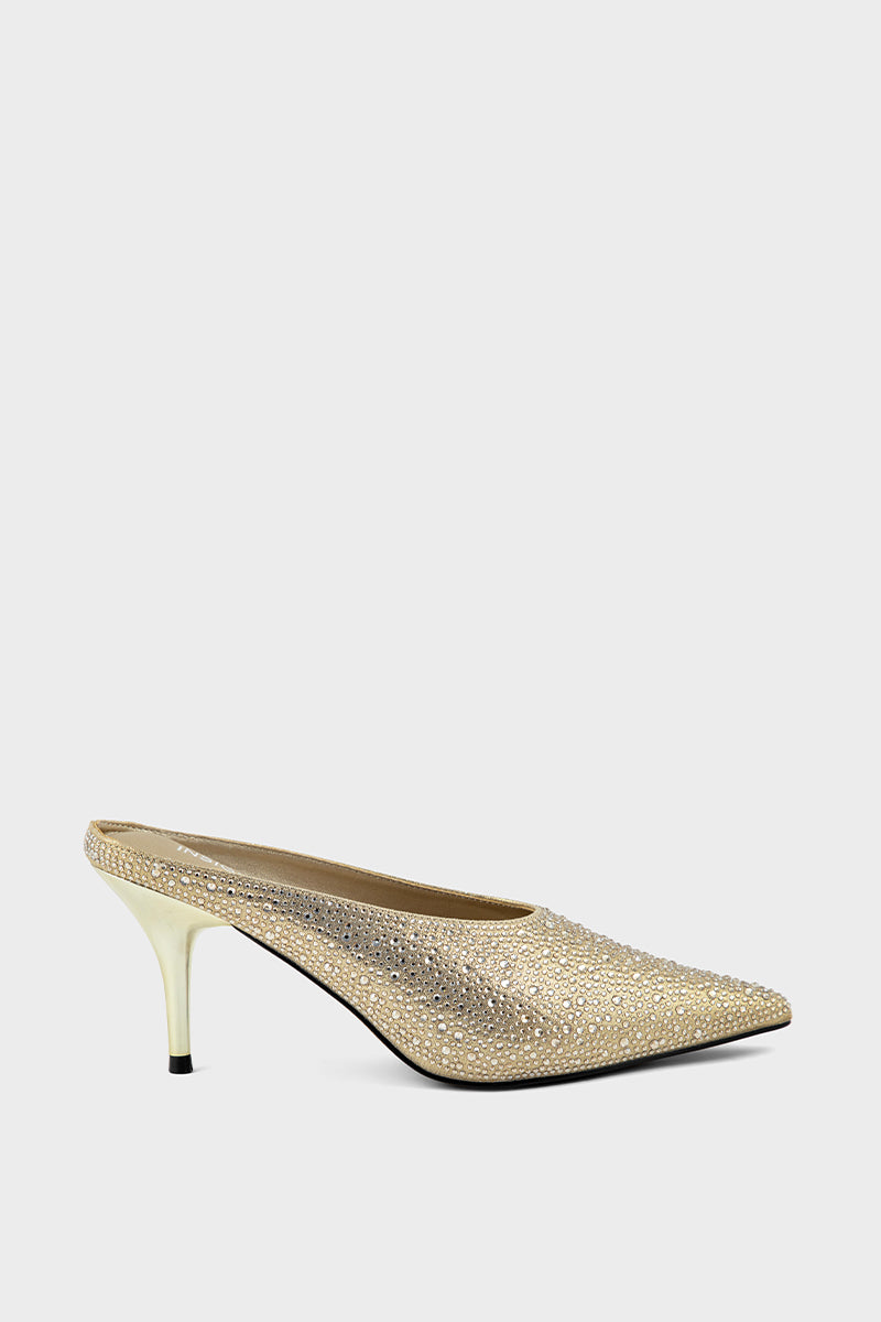 Party Wear Mule IP8514-Gold