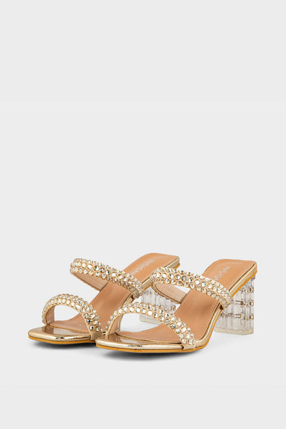 Party Wear Slip On IP0047-Golden