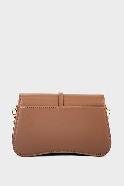Flap Shoulder Bags BS2074-Tan