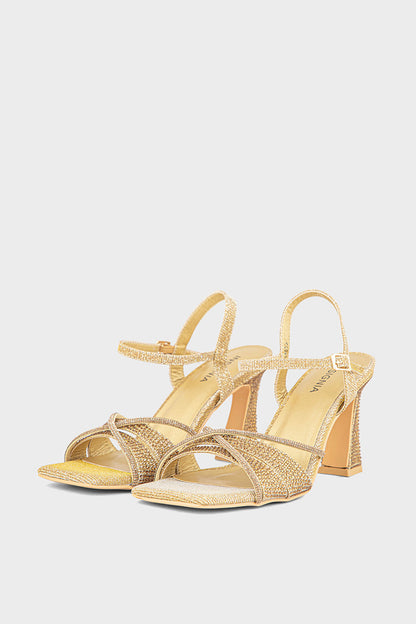 Party Wear Sandal IP2035-Golden