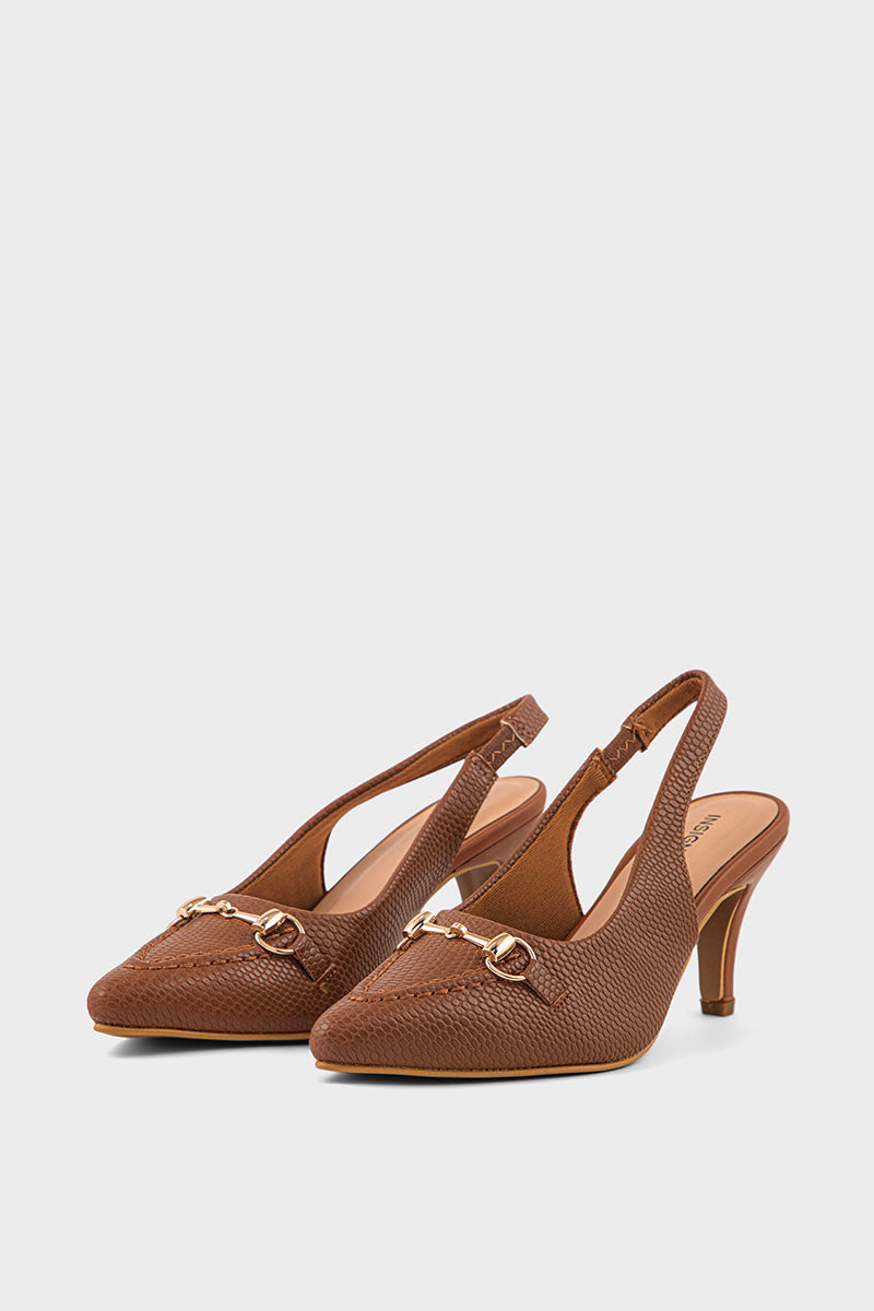 Formal Sling Back IF4058-Brown