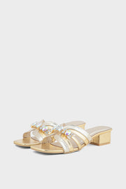 Party Wear Slip On IP0070-Golden