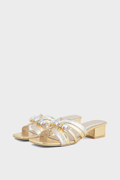 Party Wear Slip On IP0070-Golden