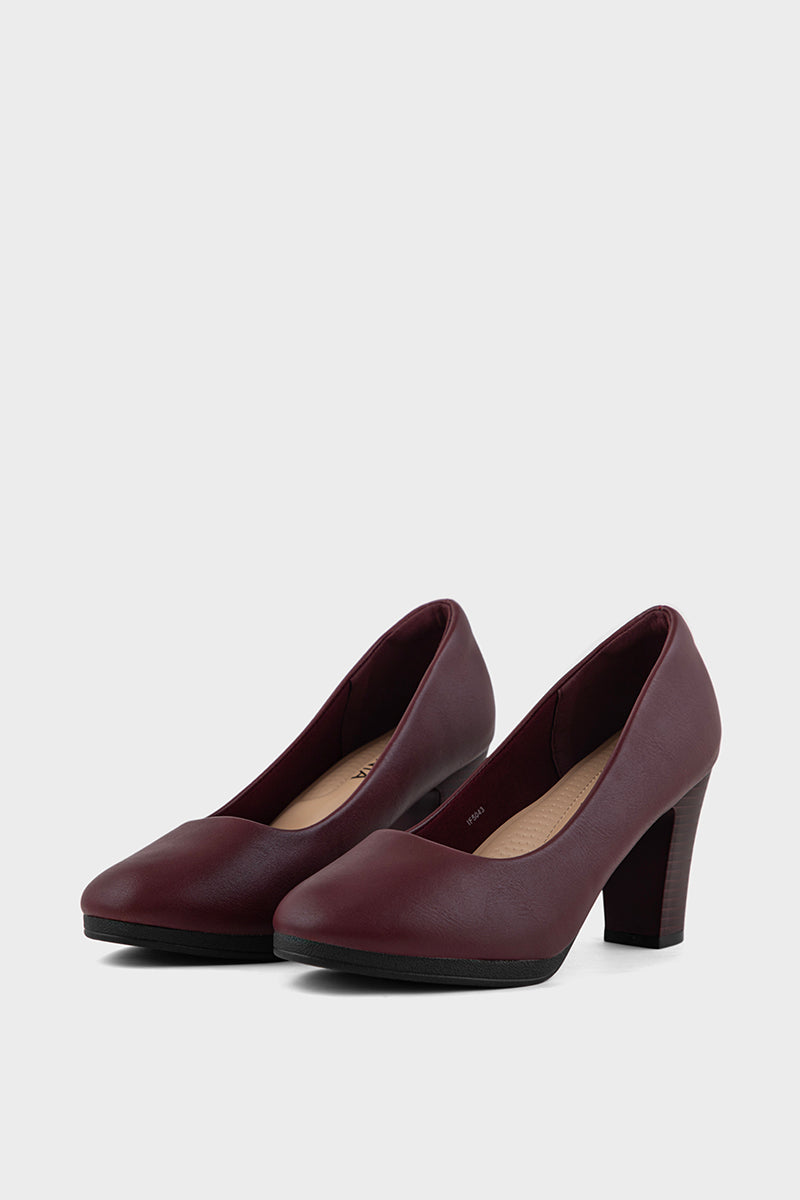 Formal Court Shoes IF5043-Maroon