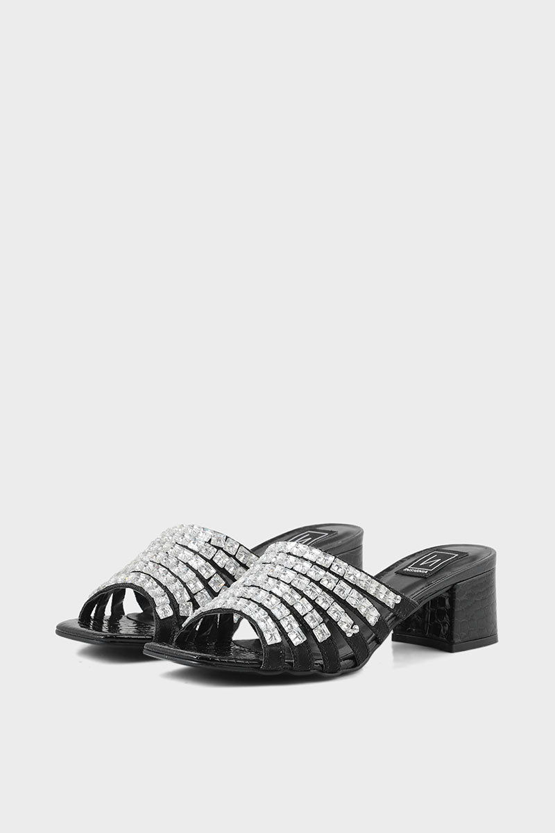 Party Wear Slip On IP0001-Black