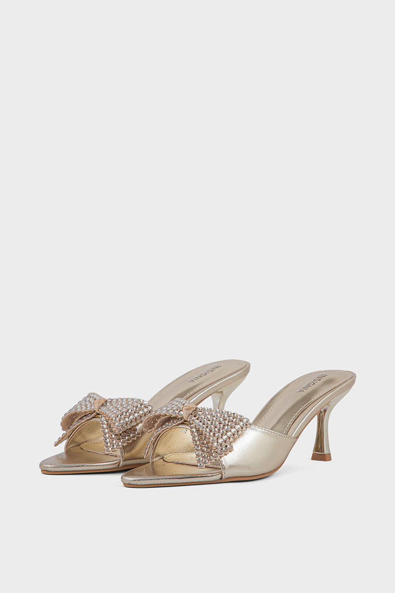 Party Wear Slip On IP0089-Gold