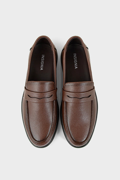 Men Formal Loafers MF7063-Brown