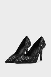 Party Wear Court Shoes IP5021-Black