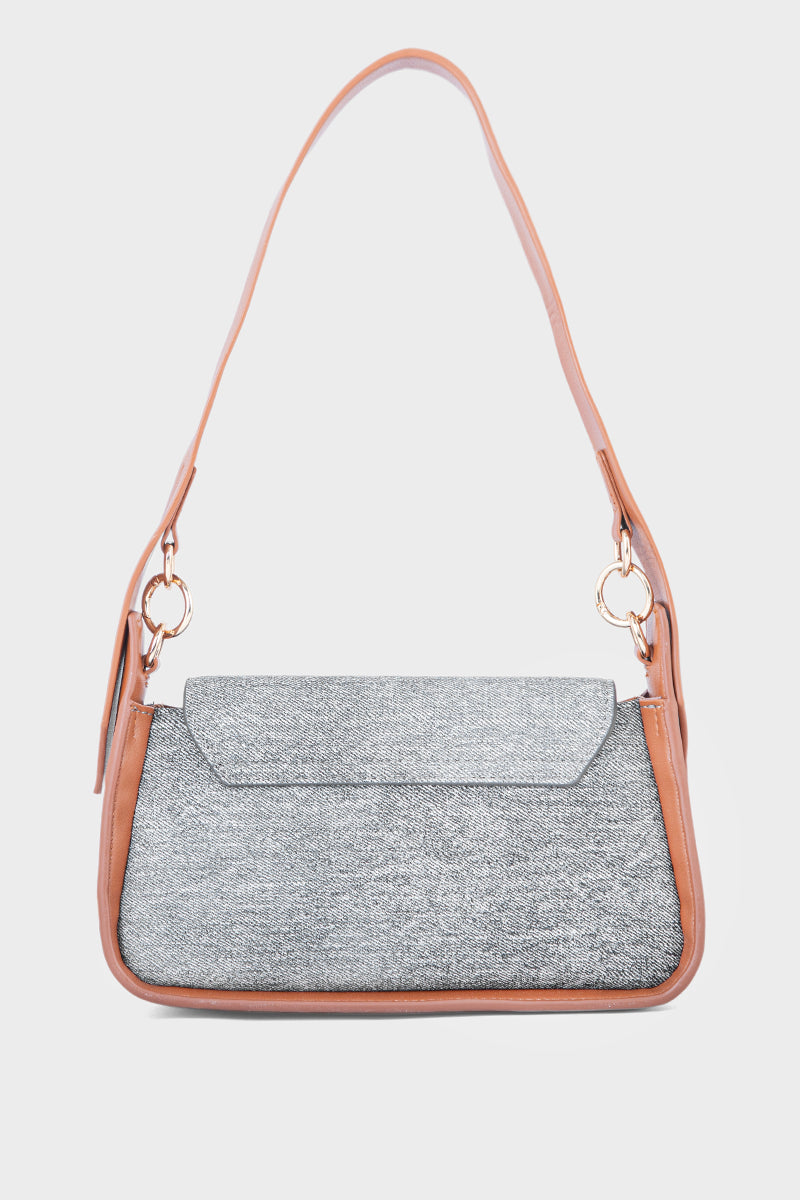 Baguette Shoulder Bags BS2035-Grey