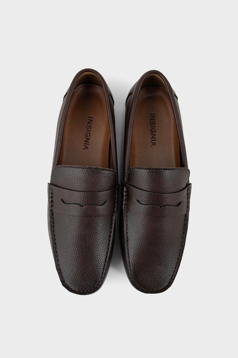 Men Casual Moccasin MC4048-Coffee