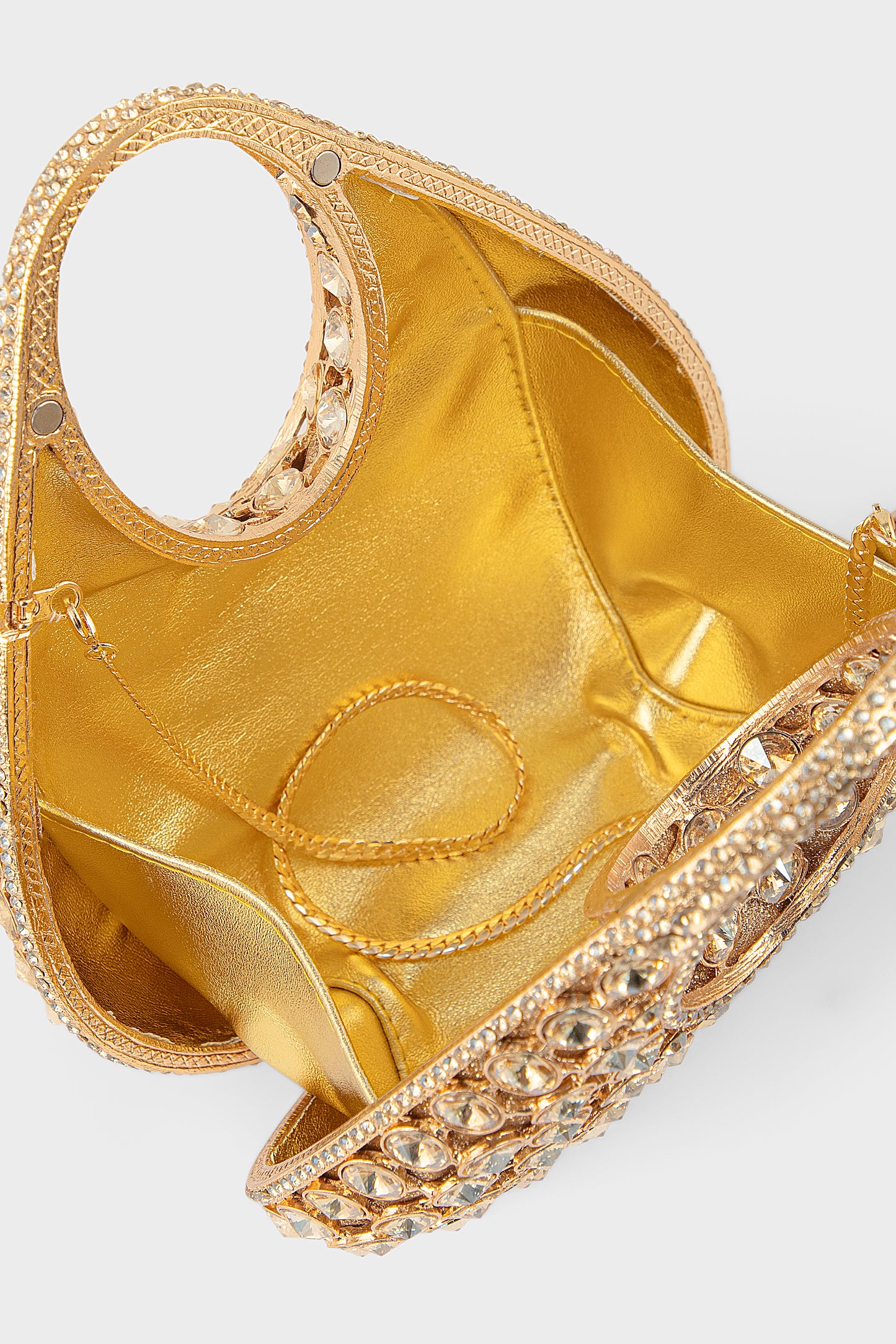 Party Wear Clutch BK4160-Rose Gold