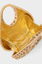 Party Wear Clutch BK4160-Rose Gold