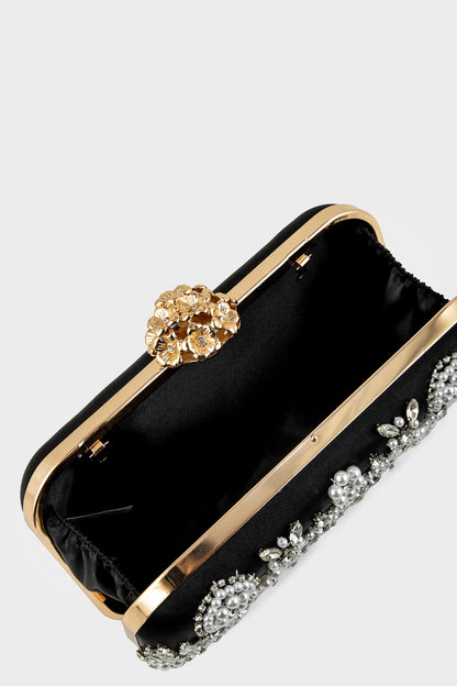 Party Wear Clutch BK4150-Black