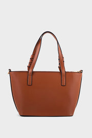 Tote Hand Bags BS2196-Dark Brown