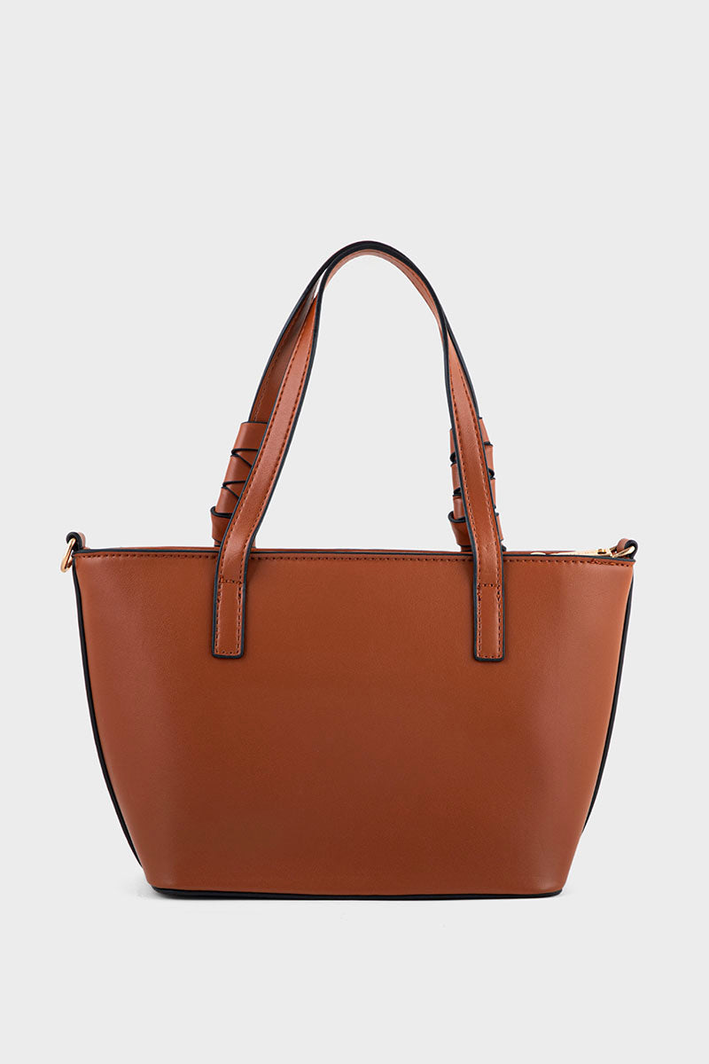 Tote Hand Bags BS2196-Dark Brown