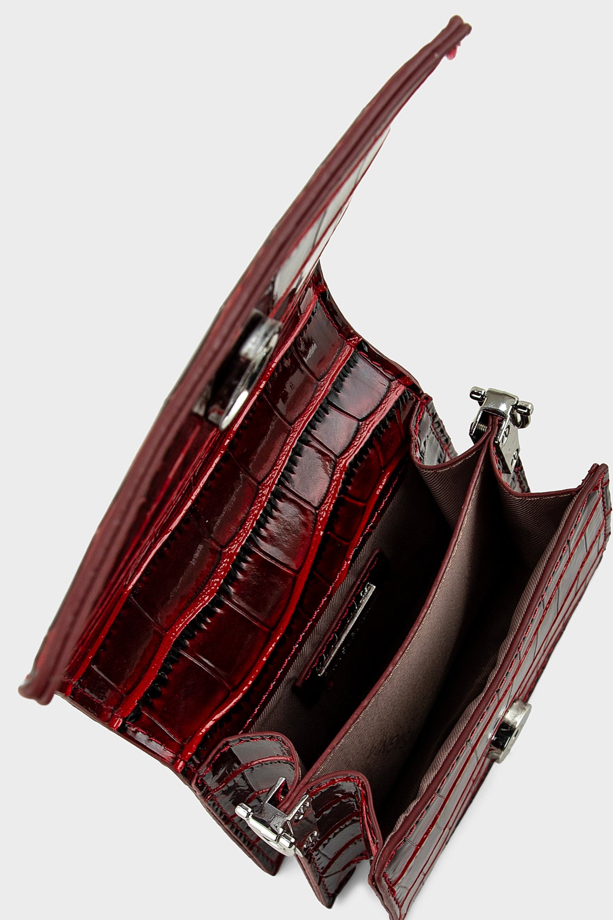 Top Handle Hand Bags BK4202-Maroon