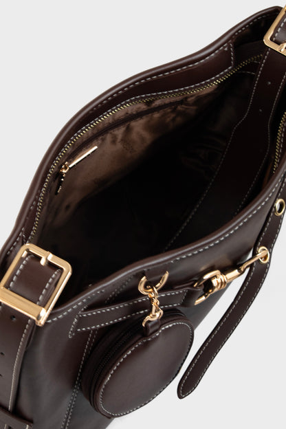 Formal Shoulder Bags BS2337-Brown