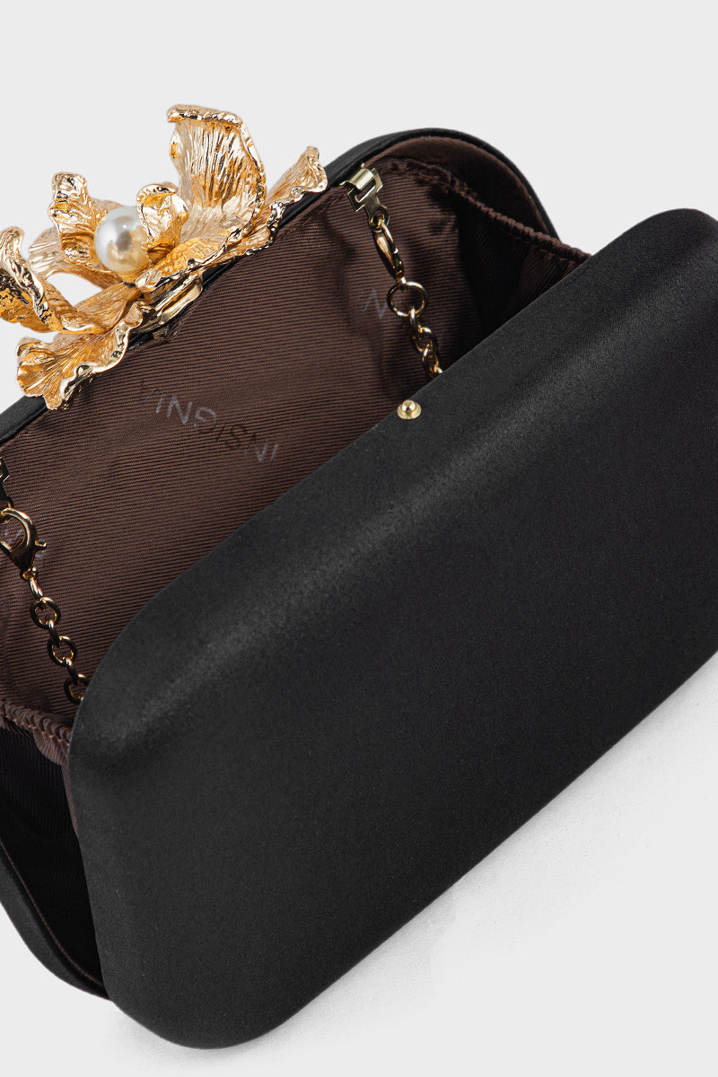 Party Wear Clutch BK4103-Black