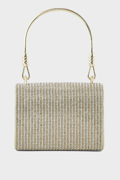 Top Handle Hand Bags BH0044-Golden