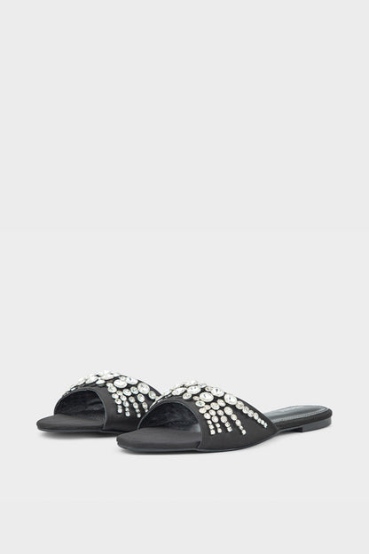 Party Wear Slip On IF0188-Black