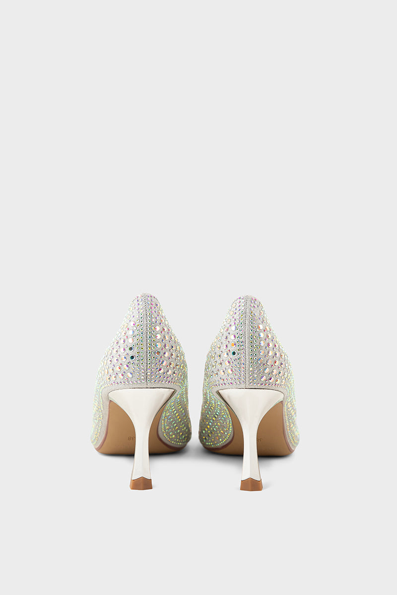 Party Wear Court Shoes IP5045-Silver