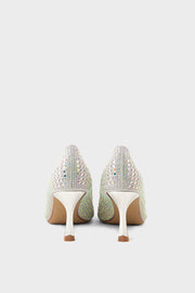 Party Wear Court Shoes IP5045-Silver